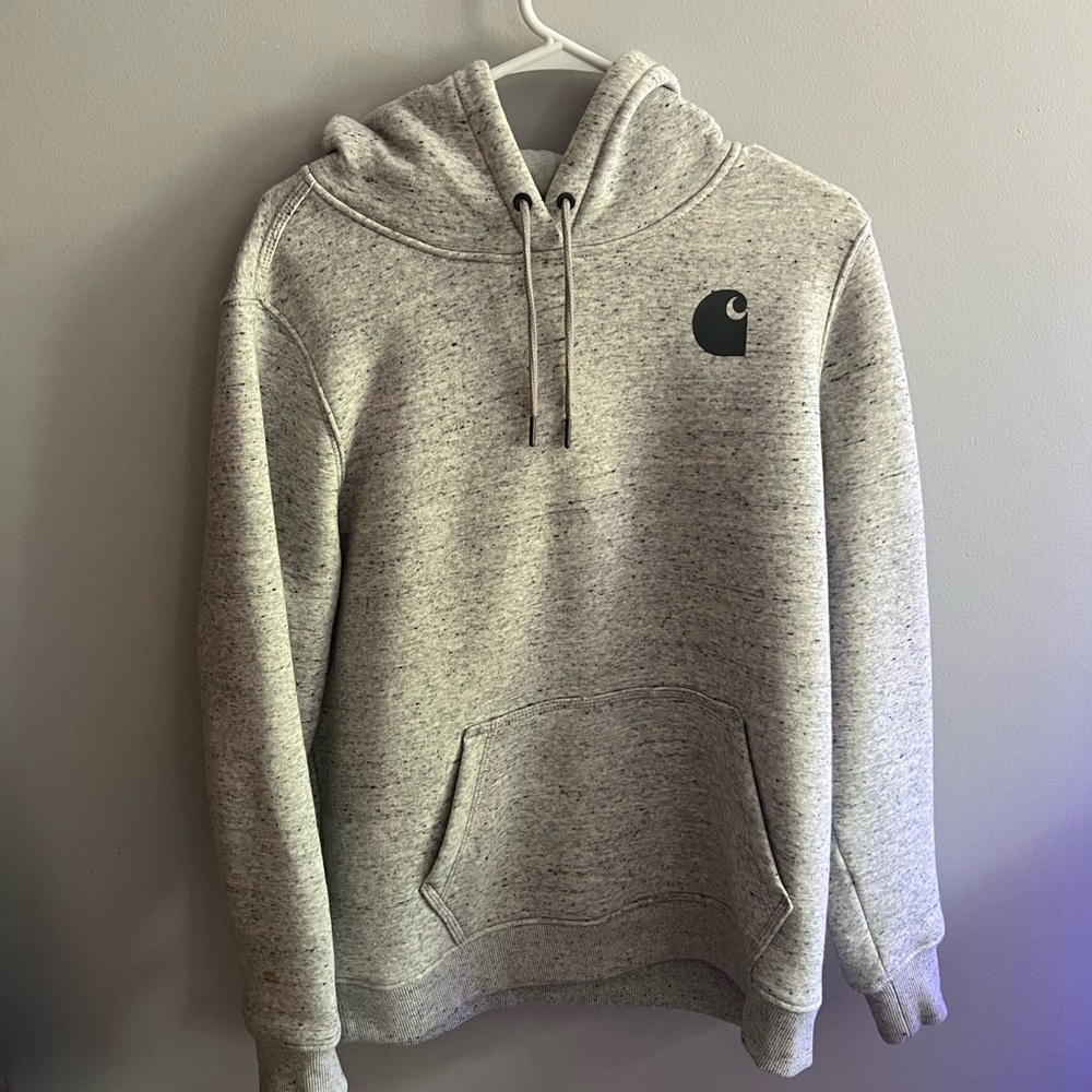 grey carhartt sweatshirt